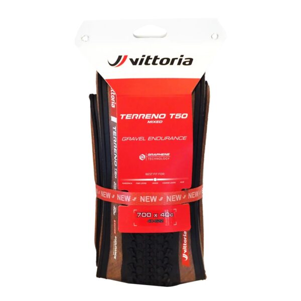 Pneu Vittoria Terreno T50 Mixed Gravel Endurance 700X40C - Imagem 3