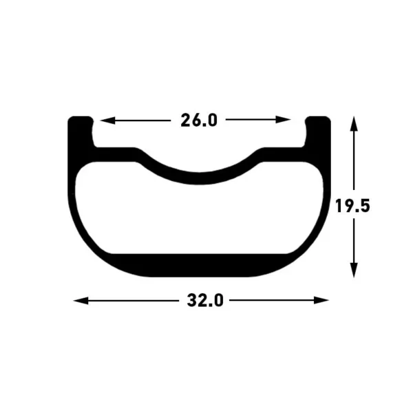Aro Stan's NoTubes Arch CB7 Carbon 27,5” - Imagem 5