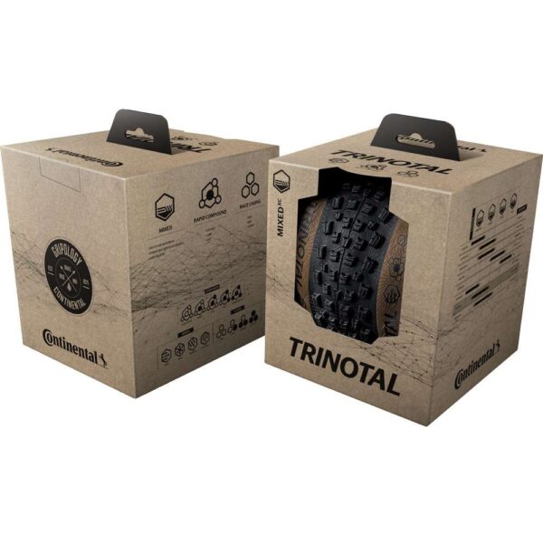 Pneu Continental Trinotal 29x2.40" - TR / E-25 / Trail / Grip / TanWall - Imagem 4